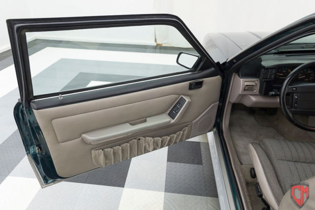 1992 Green Ford Mustang Hatchback