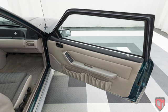 1992 Green Ford Mustang Hatchback