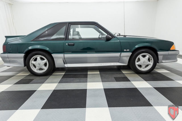 1992 Green Ford Mustang Hatchback