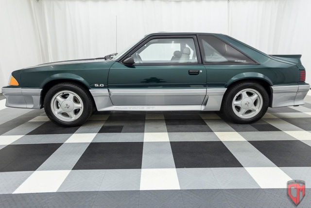 1992 Green Ford Mustang Hatchback
