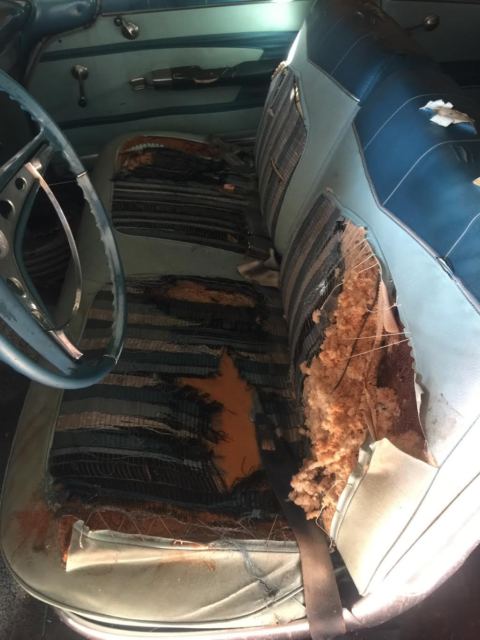 1959 Blue Chevrolet Impala Sedan