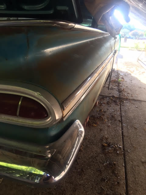 1959 Blue Chevrolet Impala Sedan