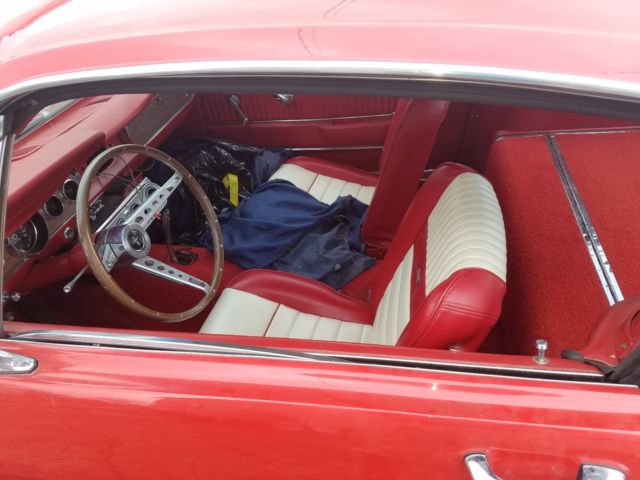 1966 Red Ford Mustang Coupe