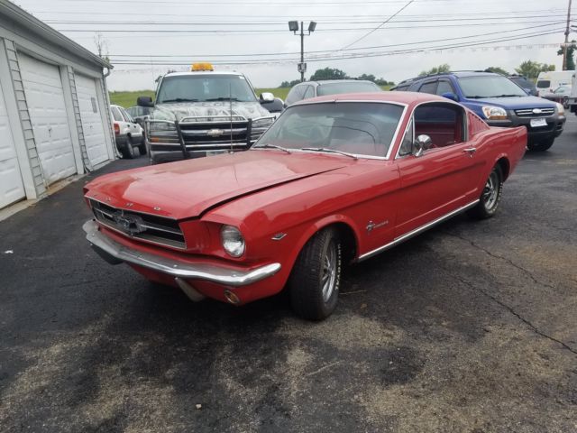 1966 Red Ford Mustang Coupe
