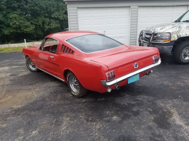 1966 Red Ford Mustang Coupe