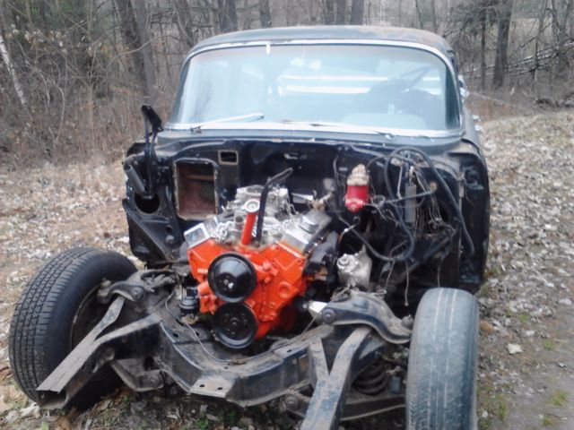 1957 Black Chevrolet Bel Air/150/210 Sedan