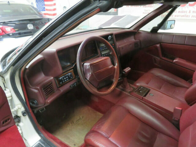 1990 White Cadillac Allante Convertible