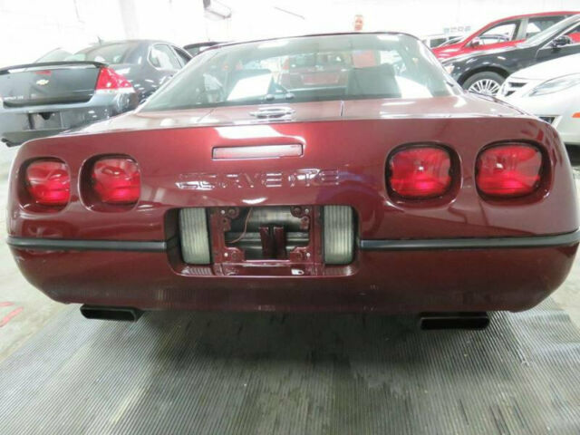 1985 Burgundy Chevrolet Corvette Hatchback