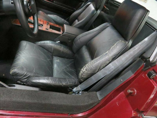 1985 Burgundy Chevrolet Corvette Hatchback