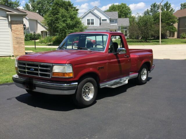 1993 Electric Currant Red Ford F-150 Standard Cab Pickup