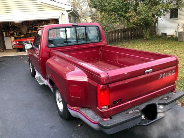 1993 Electric Currant Red Ford F-150 Standard Cab Pickup