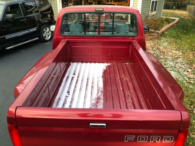 1993 Electric Currant Red Ford F-150 Standard Cab Pickup
