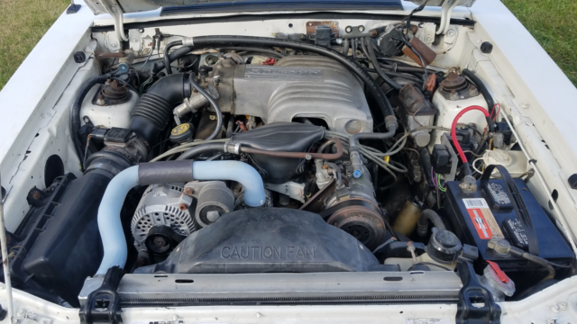 1991 White Ford Mustang Coupe