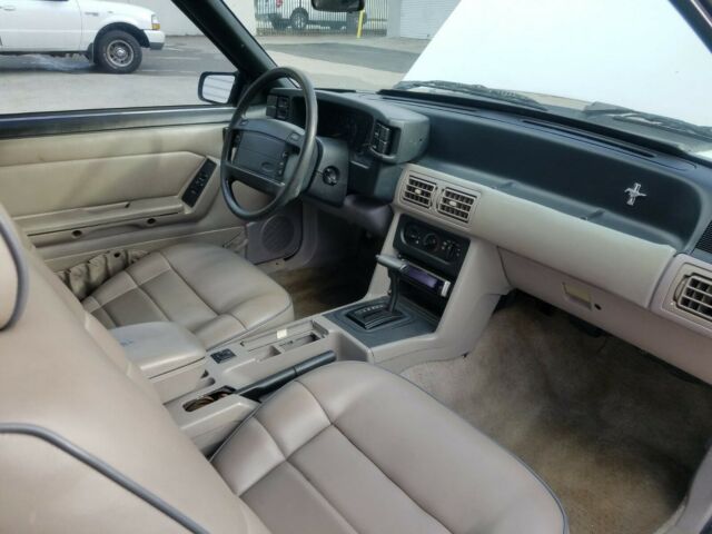 1991 White Ford Mustang Coupe