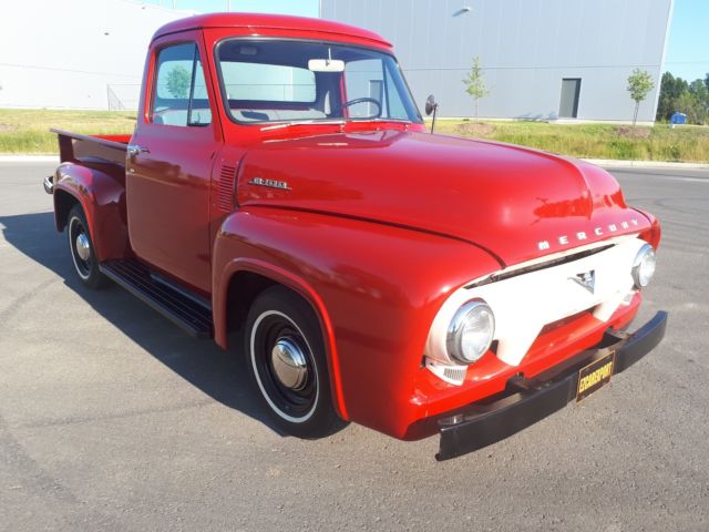 1954 Red Ford SHIP WORLDWIDE Pick-Up