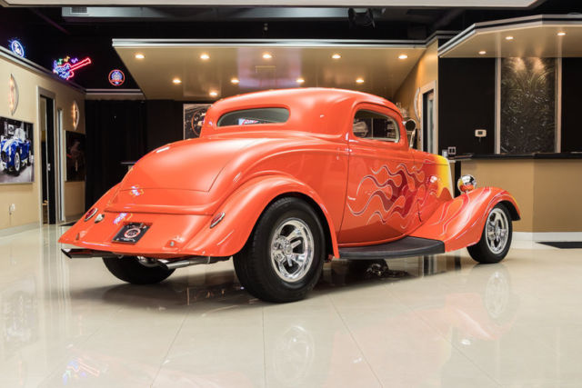 1934 Orange Ford Coupe Coupe