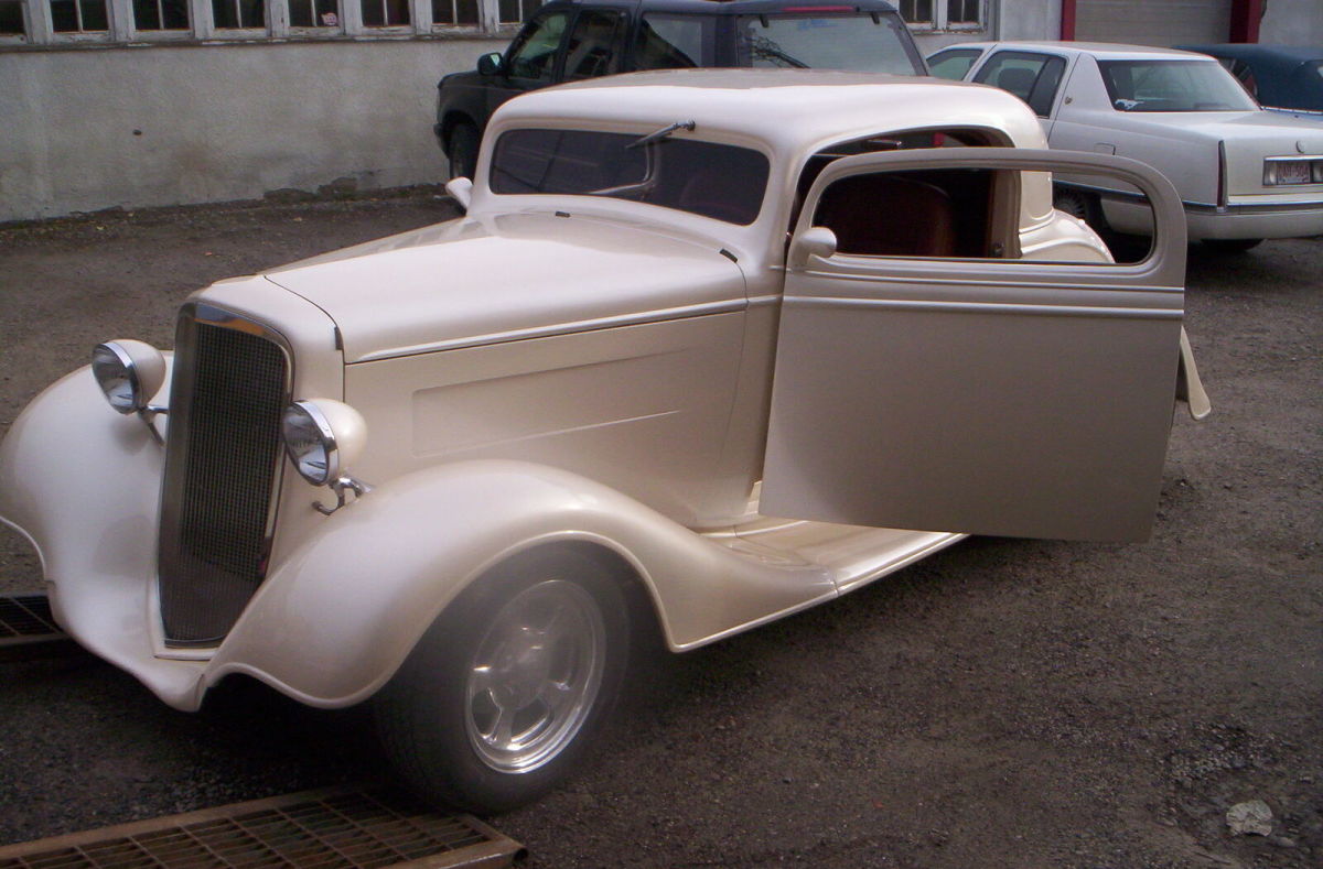 1935 Beige Chevrolet Coupe Coupe