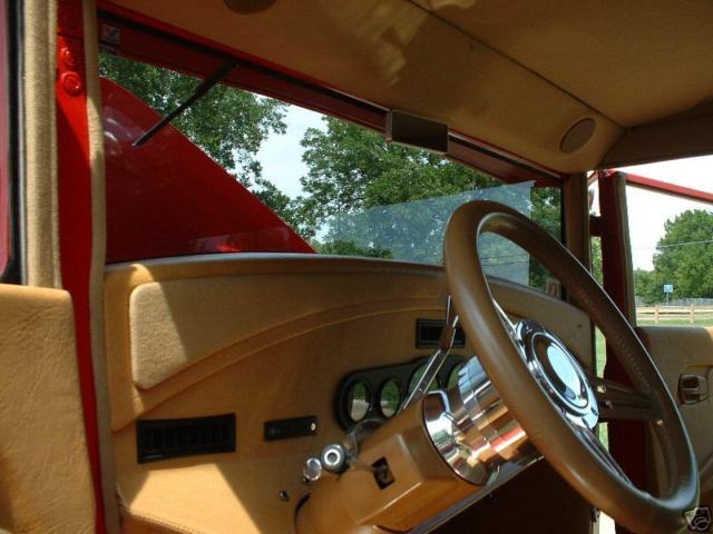 1930 Red Ford Model A 2 dr sedan