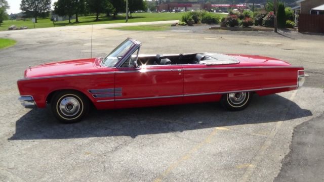 1966 Red Chrysler 300 Series Convertible