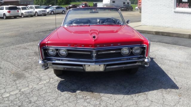 1966 Red Chrysler 300 Series Convertible