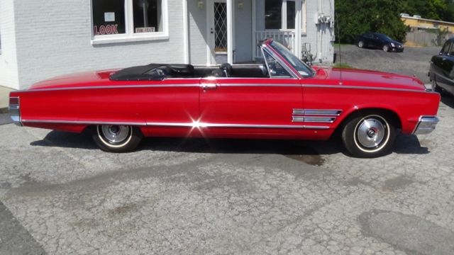 1966 Red Chrysler 300 Series Convertible