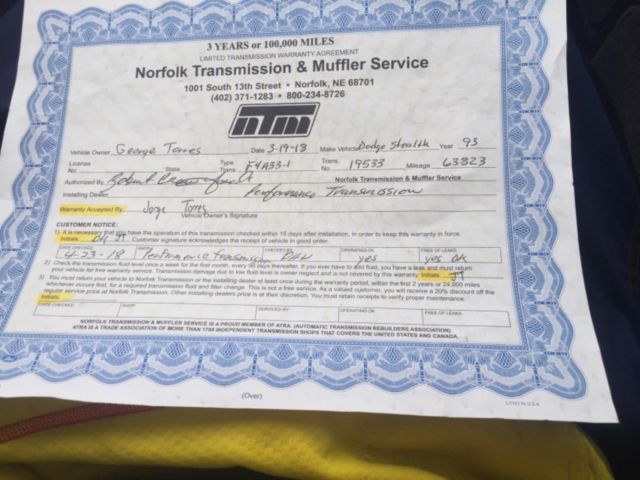 1993 Black Mitsubishi 3000GT Coupe