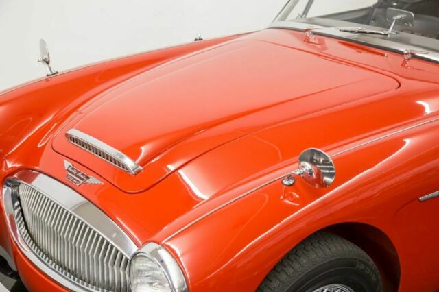 1963 Red Austin Healey 3000 Mark II BJ7 Convertible --