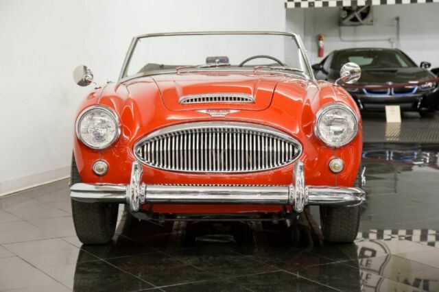 1963 Red Austin Healey 3000 Mark II BJ7 Convertible --
