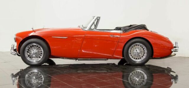 1963 Red Austin Healey 3000 Mark II BJ7 Convertible --