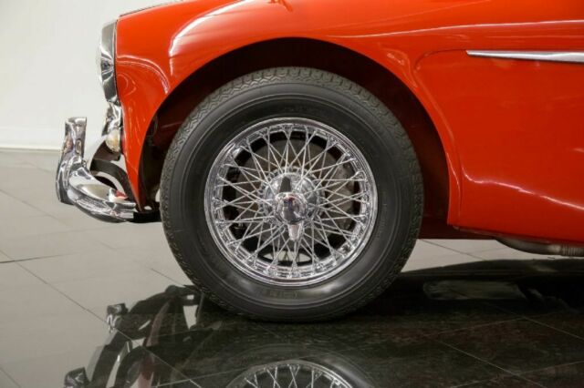 1963 Red Austin Healey 3000 Mark II BJ7 Convertible --