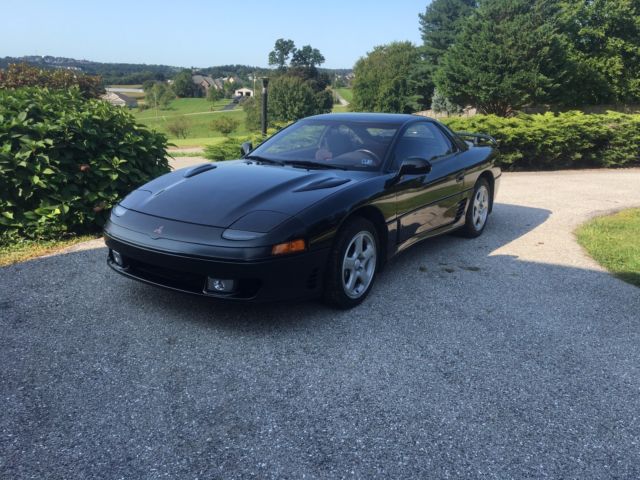 1991 Black Mitsubishi 3000GT Coupe