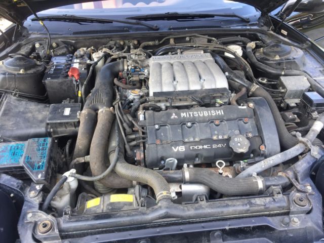 1991 Black Mitsubishi 3000GT Coupe