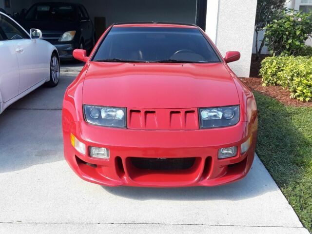 1990 Red Nissan 300ZX Hatchback
