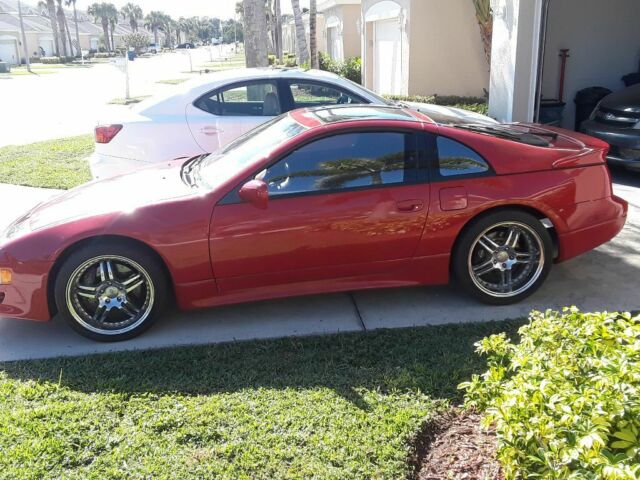1990 Red Nissan 300ZX Hatchback
