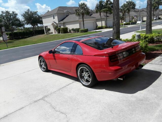 1990 Red Nissan 300ZX Hatchback