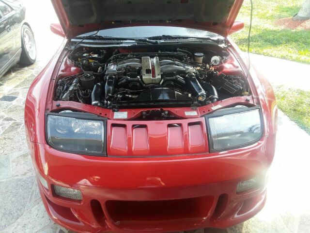 1990 Red Nissan 300ZX Hatchback