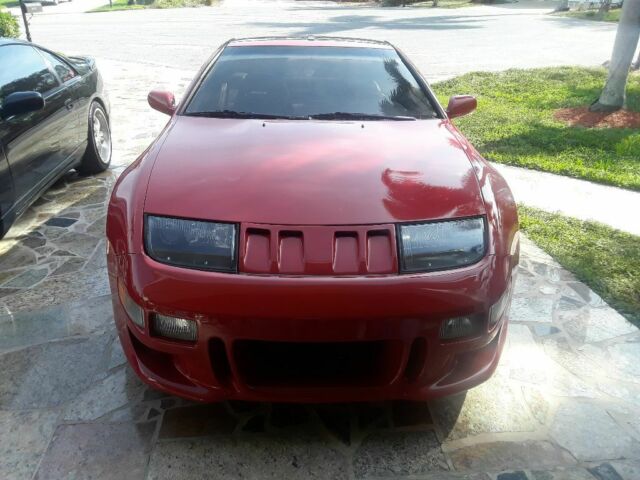 1990 Red Nissan 300ZX Hatchback