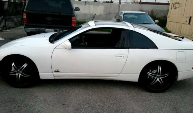 1991 White Nissan 300ZX Convertible