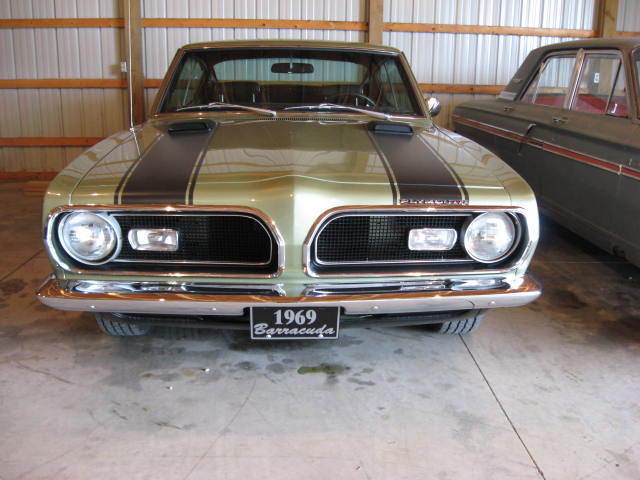 1969 Green Plymouth Barracuda Fastback