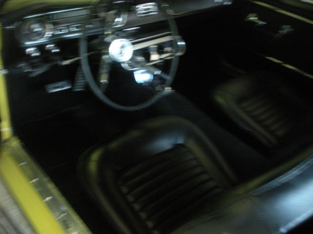 1965 Yellow Ford Mustang Coupe