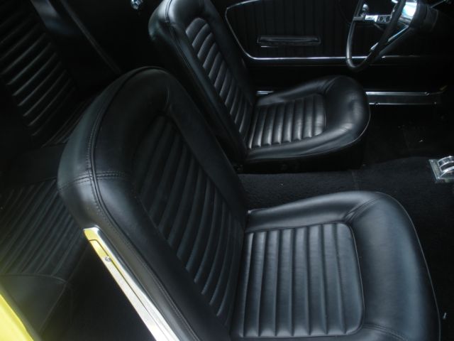 1965 Yellow Ford Mustang Coupe