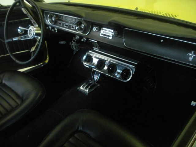 1965 Yellow Ford Mustang Coupe