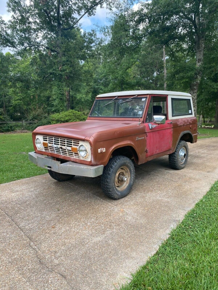 1973 Brown Ford Bronco Convertible