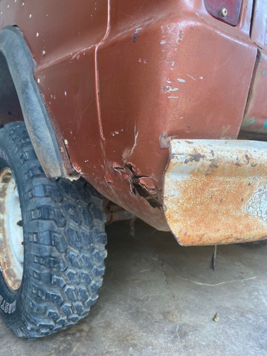 1973 Brown Ford Bronco Convertible