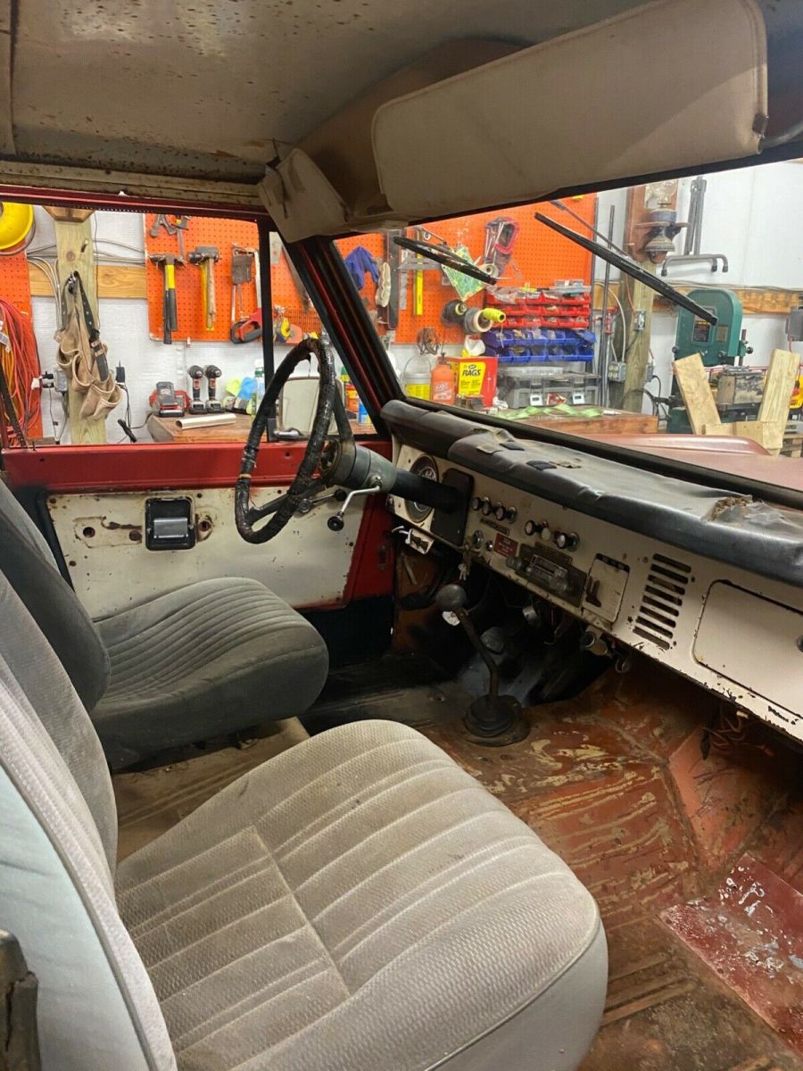 1973 Brown Ford Bronco Convertible