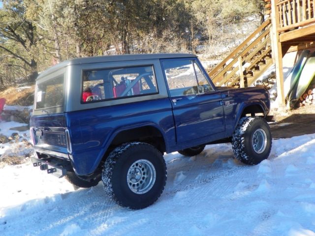 1966 Blue Ford Bronco SUV