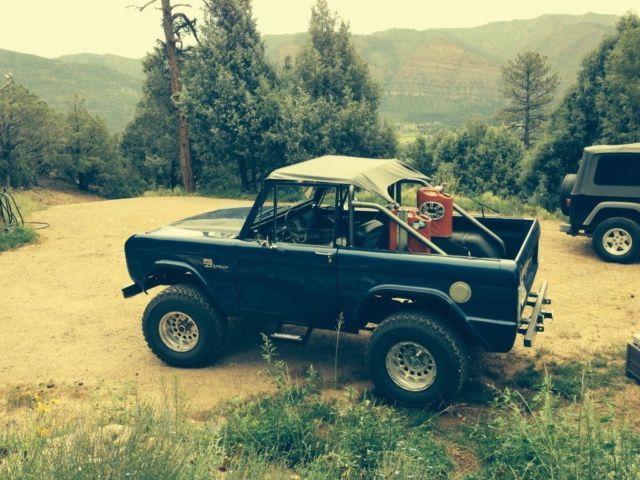 1966 Blue Ford Bronco SUV