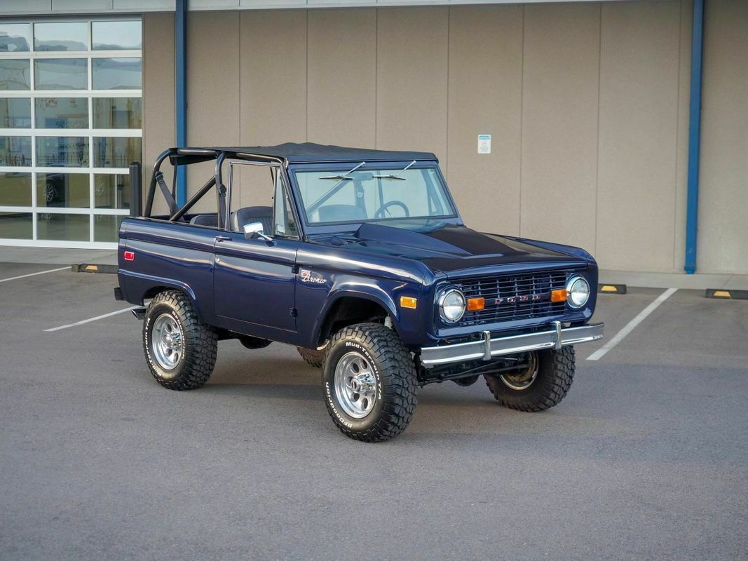 1974 Blue Ford Bronco --