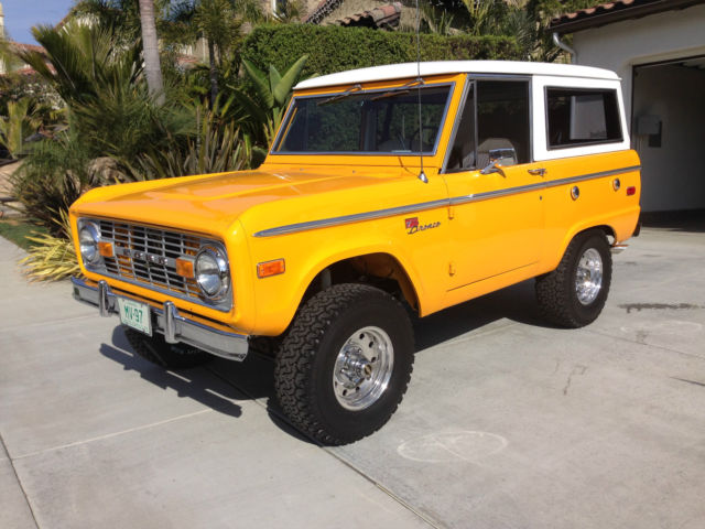 1973 Chrome Yellow Ford Bronco
