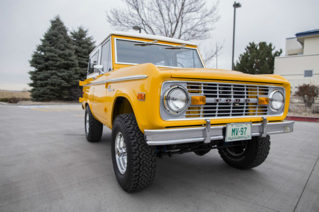 1973 Chrome Yellow Ford Bronco